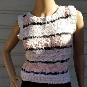 Vtg Trendy Melody Brooks Knit Sweater Vest-Video